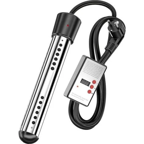 Riscaldatore elettrico sommergibile per piscina da 3000 W, funzione di riscaldamento rapido, elemento riscaldante intelligente, 121225 cm
