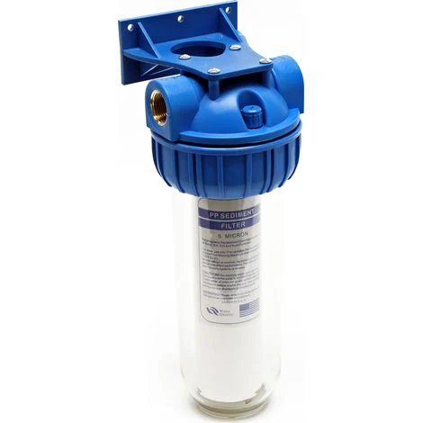 Naturewater Filtro dell'acqua NW-BR10B-S con cartuccia filtrante per sedimenti 254 mm, attacco tubo 32,89 mm