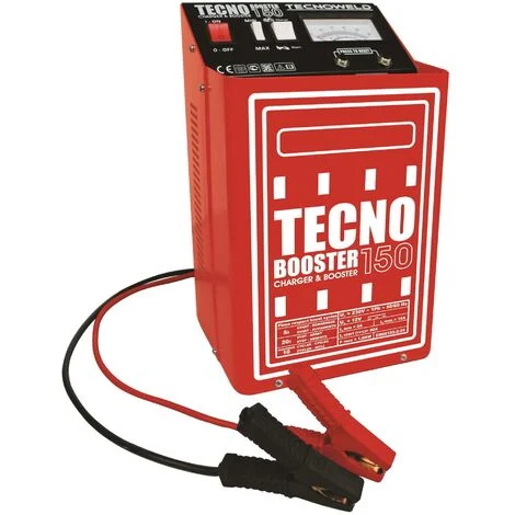 Caricabatteria auto con avviatore 12v 10-270ah Tecnoweld tecnobooster 150