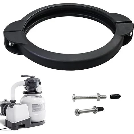 Fascette stringitubo, fascette stringitubo, fascette per valvole, fascette per piscina, compatibili con pompe filtro a sabbia Intex da 30 e 35 cm. Ricambi.