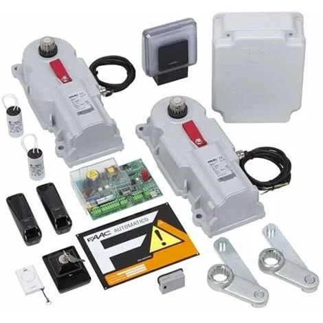 FAAC POWER KIT 106747445 770n 24v Automazione Cancello Ante Battenti Interrato