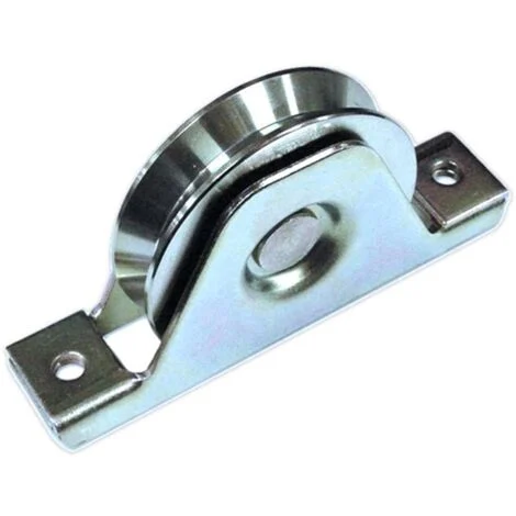 Ruota Gola a V a Supporto Interno per Cancelli 90 mm Piastra 33 mm Fc 335 1 PZ