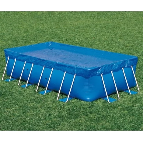 Telo Telone Di Copertura Per Piscina Rettangolare Fuori Terra 300X201 cm (58106)