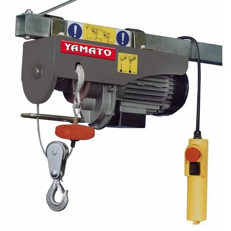 Montacarichi Verricello Argano Paranco Elettrico Yamato 250-500 Kg Fune 4 mm