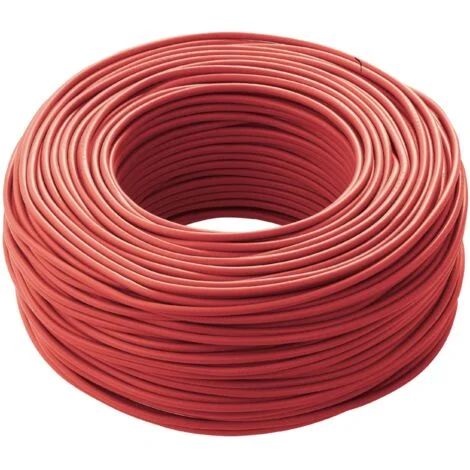 Cavo Filo Elettrico Unipolare FS17 Sezione 1,5mmq Colore Rosso Matassa 100m