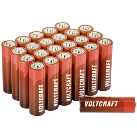 VOLTCRAFT Industrial LR6 Batteria Stilo (AA) Alcalina/manganese 3000 mAh 1.5 V 24 pz.