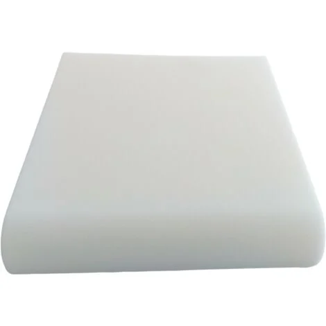 TENDAGGIMANIA Cuscino Sagomato per divani e poltrone - Materiale: Gommapiuma - Imbottitura per Divano Poltrona - Densità 30-Misure: Larghezza 63 x Profondità 63