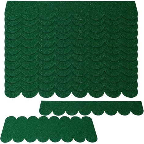 Tegole autoadesive impermeabili per tetti – Confezione da 53 pezzi (295 × 50 mm) per rifugi, nidi e conigliere – Installazione facile e veloce senza attrezzi