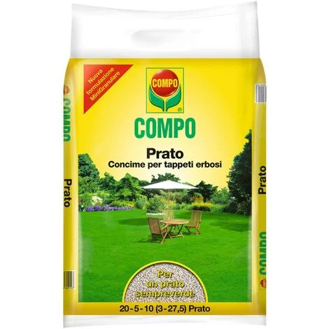 Concime per tappeti erbosi "Prato" mantenimento delle aiuole a lenta cessione kg 4