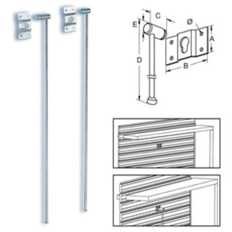 SICURA X TAPPARELLE LEGNO/METAL.SALTAP CM.50. Prezzo per 1 pezzo.