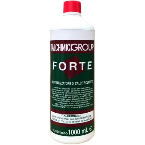 1 lt Forte disincrostante per cotto ceramica elimina calce cemento pavimenti