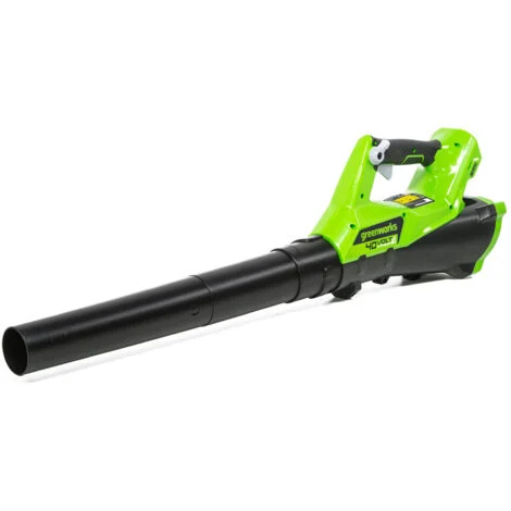 Greenworks G40AB Soffiatore Foglie Assiale a Batteria con Modalità Cruise, 177km/h, 11,05m³/min, SENZA Batteria 40V e Caricabatterie, Garanzia 3 Anni