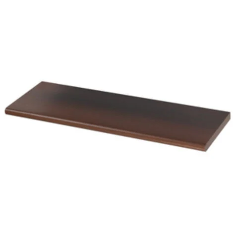 2 pz mensola noce rettangolare ripiano in legno mensole 120x25x2,5 cm