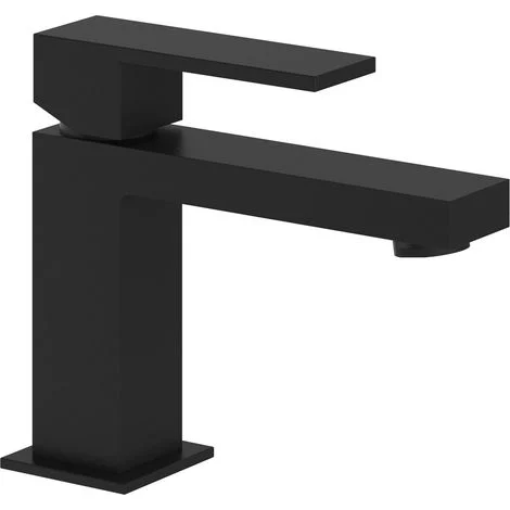 TEOREMA RUBINETTERIA Serie Alaska PillarMiscelatore Monocomando Lavabo Nero