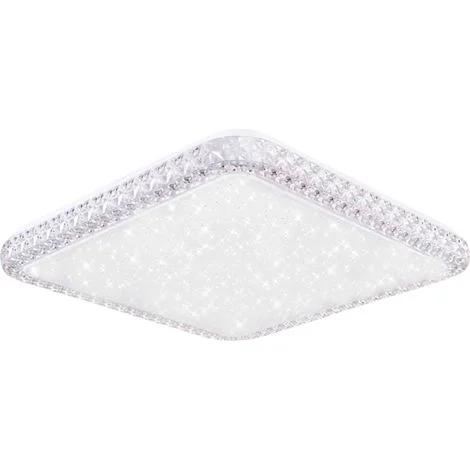 Plafoniera LED Da Soffitto Quadrata 65W Luce Fredda Effetto Cielo Stellato 806