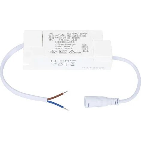 Driver EAGLERISE 220-240V No Flicker Output 42-70V 300mA 21W LS-20-300RI 21 W