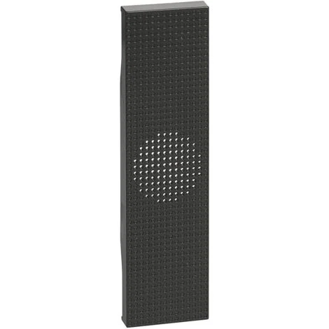Cover Bticino Living Now per Suoneria in bronzo e Ronzatore Nero KG15