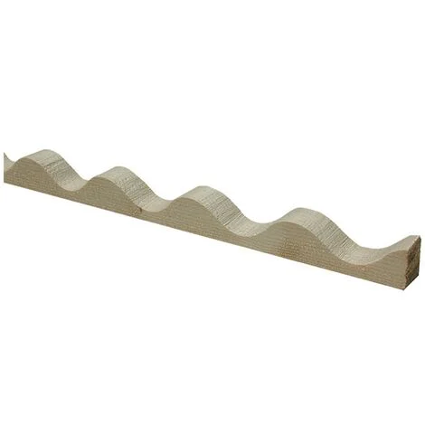 1PZ PROFILO IN LEGNO ONDULATO cm 200