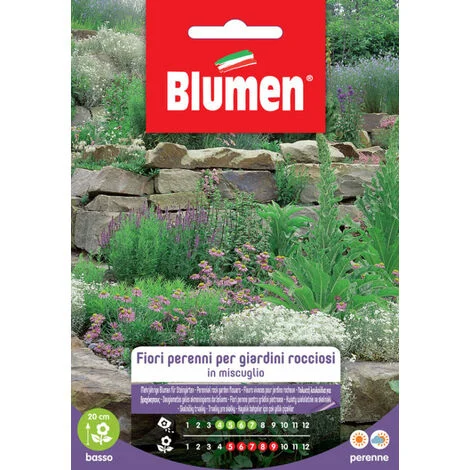 SEMI DI FIORI PERENNI PER GIARDINI ROCCIOSI MIX