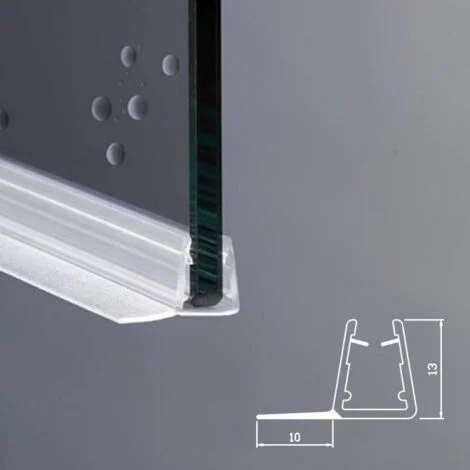 Guarnizione Box Doccia Ricambio VerticaleVetro 6mm 8mm EC-10-404