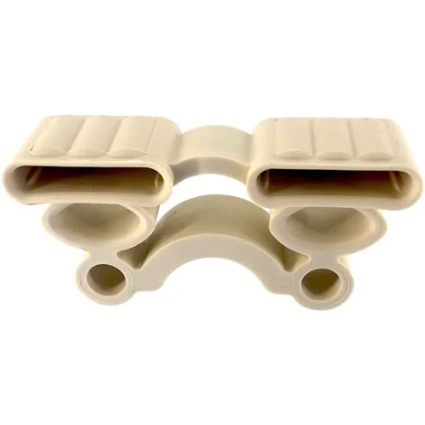 SolukoKit 4 Supporti ammortizzati porta doghe da 38mm a 2 posti mod. SEBS 4 supporti