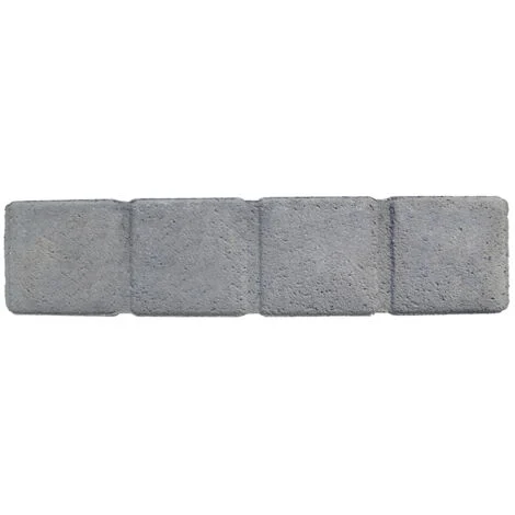 Bordura albione, in pietra, 50x11xh.8 cm, dritta, colore grigio