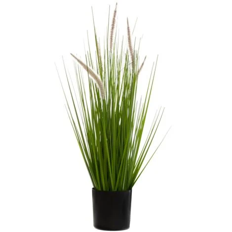 Erba artificiale code di gatto in vaso H70cm - Atmosphera créateur d'intérieur