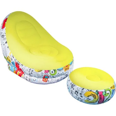 Aga Poltrona Gonfiabile con Poggiapiedi DS2507