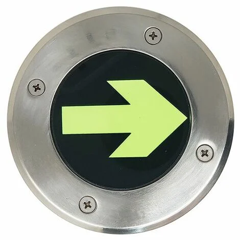 Faretto solare led indicatore direzione freccia segnapasso calpestabile esterno