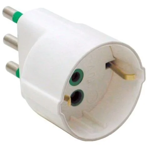 Adattatore presa spina schuko attacco grosso 16a 16 ah prese corrente elettrica