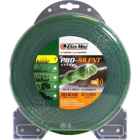 Filo decespugliatore elicoidale OleoMac Pro-Silent