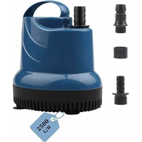 Mini pompa sommersa - 2500 L/H - 40W - 230V - prevalenza di uscita 2,3M - cavo 2,5M