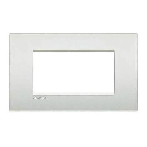 Lnc4804Pr Placca Air 4 Moduli Bianco Perla Livinglight