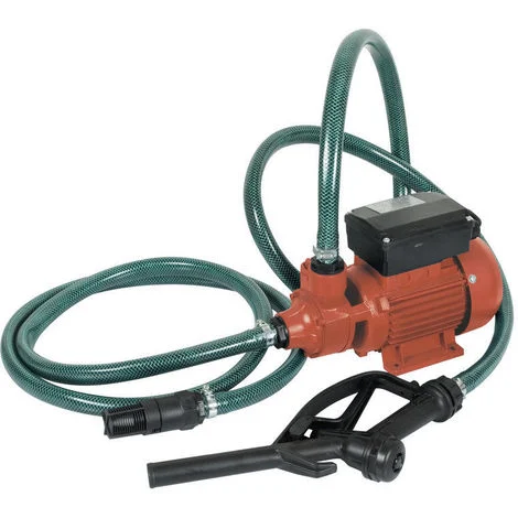 KIT POMPA TRAVASO ASPIRAZIONE ESTRAZIONE GASOLIO ELETTROPOMPA 230V 40L EROGATORE