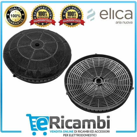 Filtro Cappa a Carboni Attivi, Modello 57, Confezione 2 Pezzi, 180 x 38 mm, KIT0161388 - CFC0038668 - CFC0140343, per Modelli: Acuta, Amelie, Box In