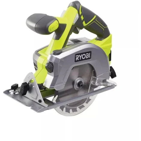 sega circolare a batteria ryobi "rwsl1801m" con guida laser lama tct 150 mm 18v, solo corpo macchina