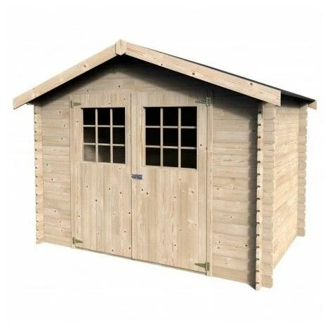 Casetta in legno Gran Flodova. 28 mm. 300x300 cm. 8,88 m²