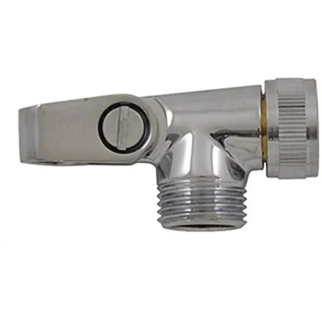 Schläfer 8122013Staffa Supporto Doccia Universale, 1/2" Giunto Doccetta Inclinato con Snodo Regolabile per Asta Saliscendi, in Metallo Cromo