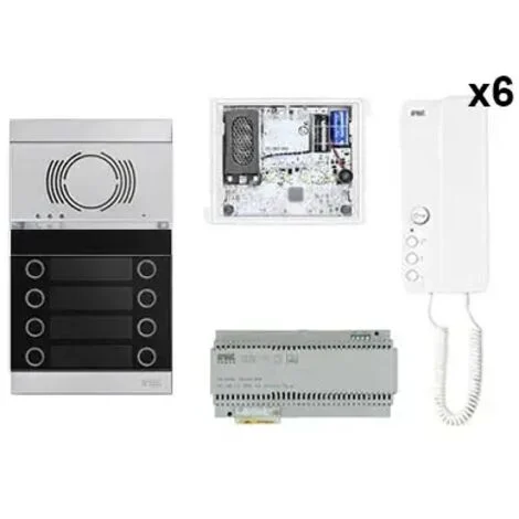 URMET 1183/326 - KIT citofono urmet alpha 6 famiglie