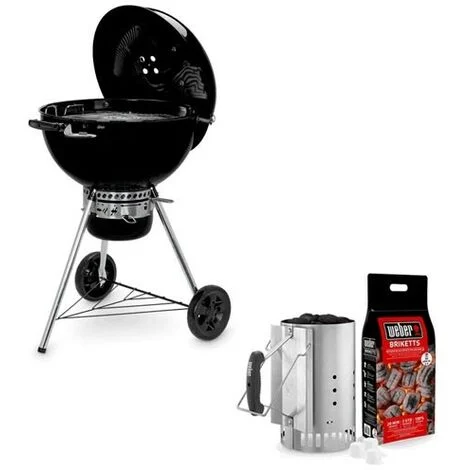 Barbecue a Carbone Weber Master Touch GBS E 5750 57 cm Carbonella Nero 14701004