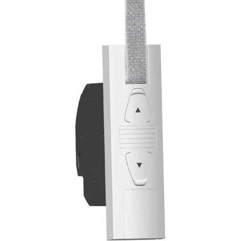 Superrollo GW190 avvolgitore elettrico a incasso per cassetta della cinghia, azionamento per tapparelle fino 45 kg (circa 6 m²), per cinghia da 23 mm