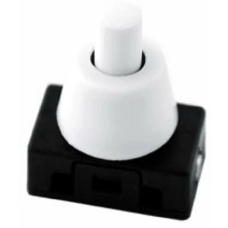 Lampo interruttore mignon bianco unipolare mignon con ghiera n900/bi