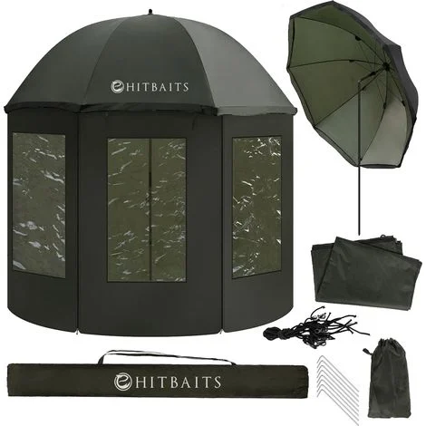Ombrello da pesca impermeabile, tenda da pesca Alpha 240 cm