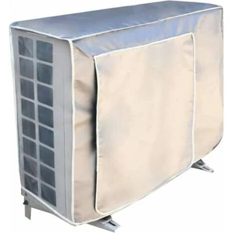 [NON UTILIZZATO] Copertura per condizionatore d'aria esterno, copertura per pompa di calore, copertura universale per motore di condizionatore d'aria, antipolvere, 1054075cm--