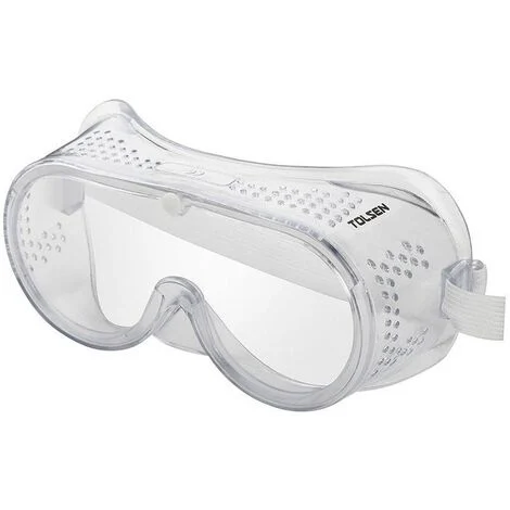 OCCHIALI DI PROTEZIONE A MASCHERA CON ELASTICI TOLSEN