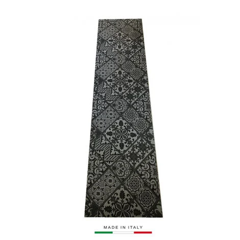 Tappeto Passatoia Sottolavello per Cucina Casa Ristorante Colore Grigio a Fantasia H 0,50 X 0,40 M