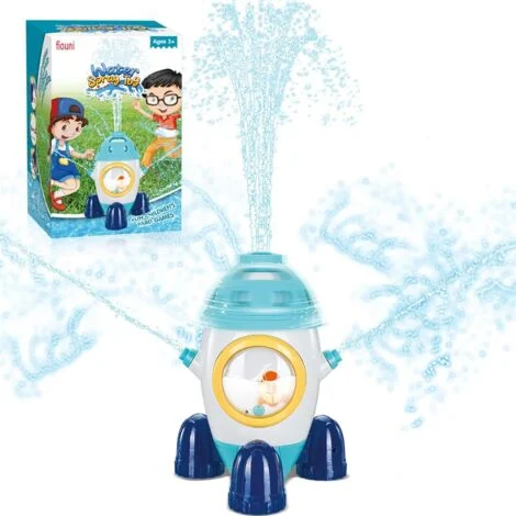 MINKUROW Gioco d'Acqua per Bambini all'aperto, Giochi da Giardino e Irrigatore per Prato Giochi d'Acqua per Giardino Estivo all'aperto Regali per 3 4 5 6 Ragazzi e Ragazze