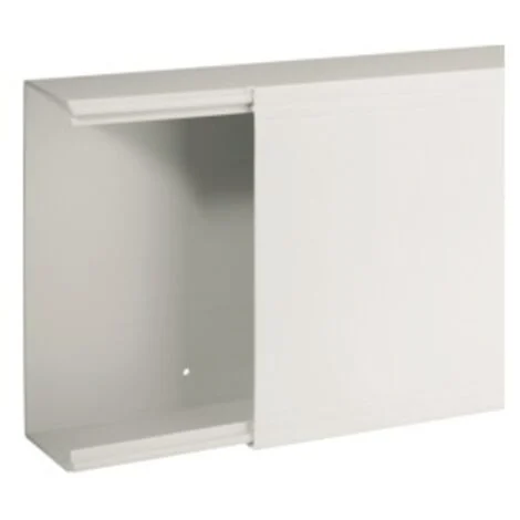 TA-EN 200x80 W Canale porta cavi a base piana, Bianco