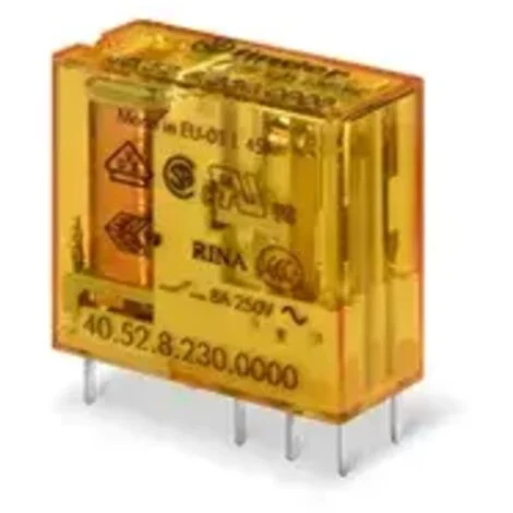 FINDER 405280240000 - Mini Relè Per Circuito Stampato/Innesto 8A 24V