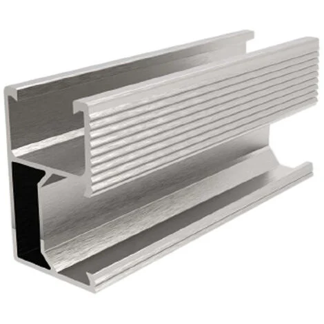 Binario v-tac per sistemi solare 2 metri silver 4 pezzi - 11538